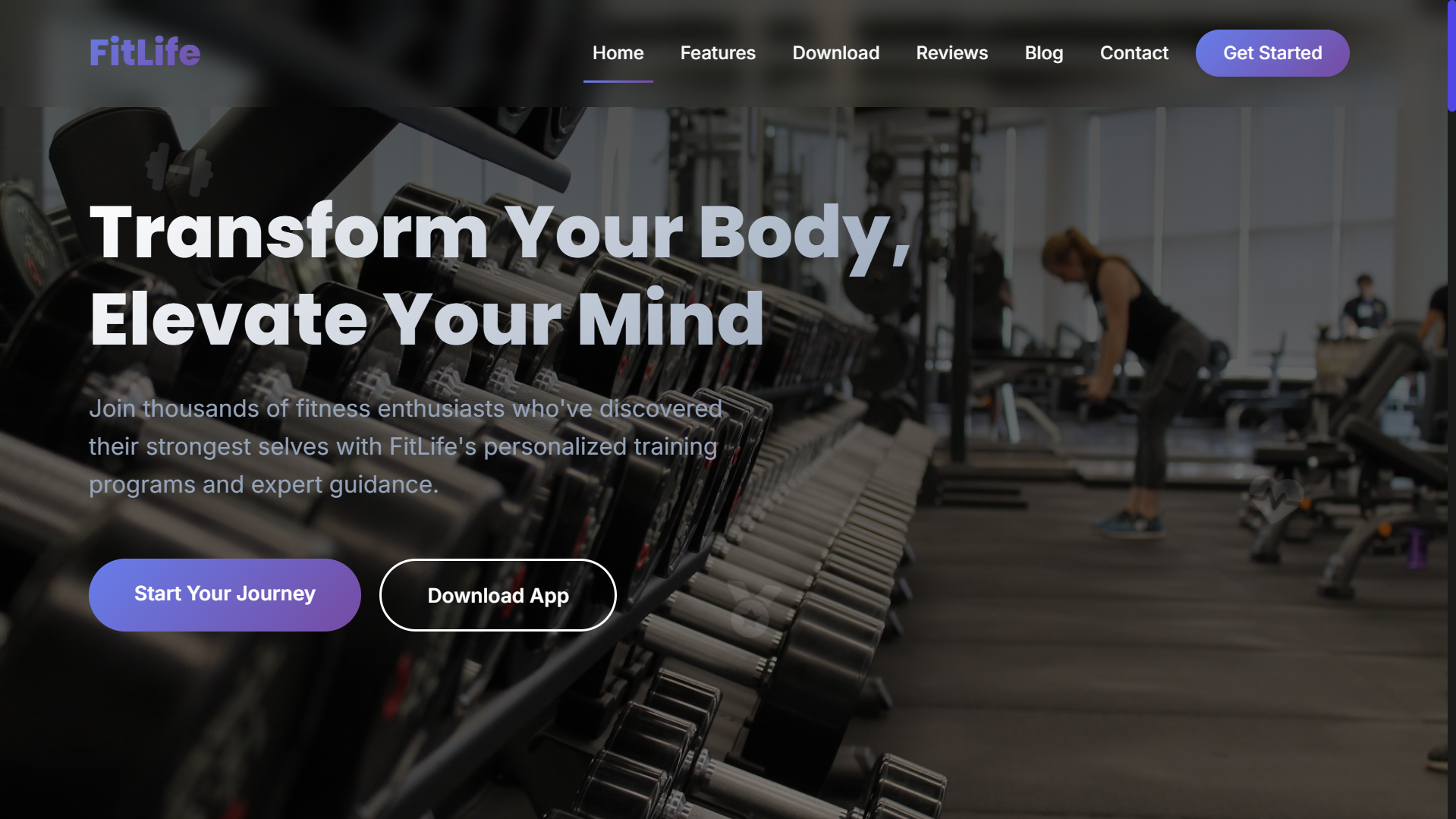 Fitlife Fitness App